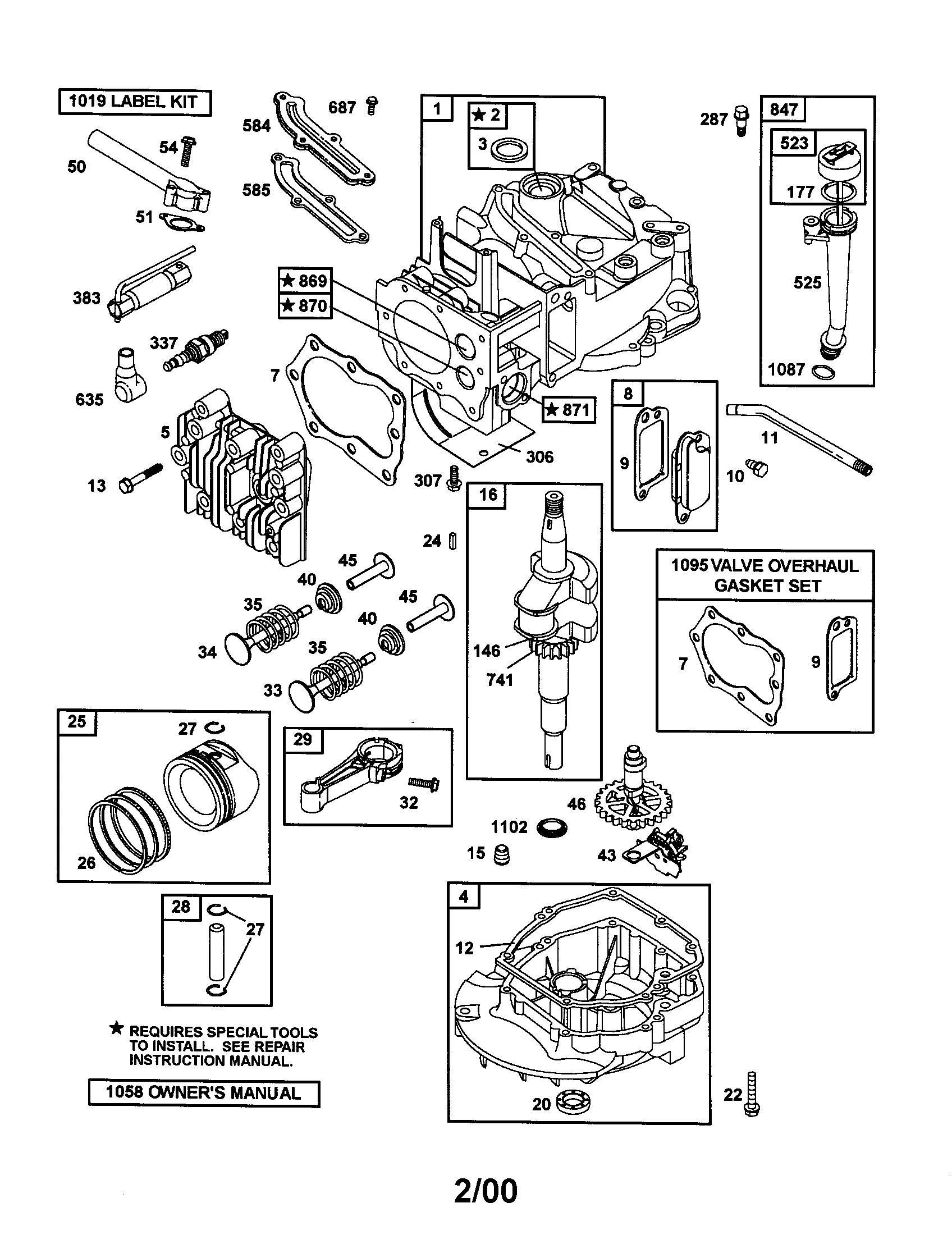 Parts List For Briggs And Stratton Engine
