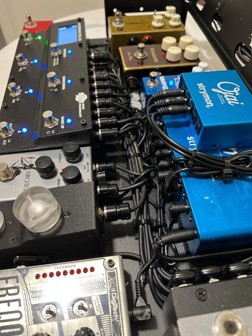 Pedalboard Wiring Soldered Patch Cables Cable Management Custom Cables Hobbies Toys