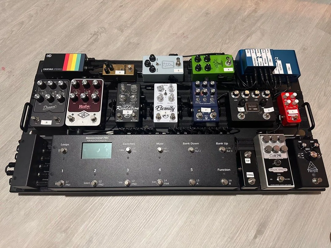 Pedalboard Wiring Soldered Patch Cables Cable Management Custom Cables Hobbies Toys