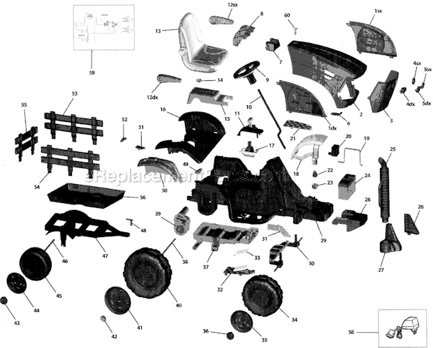 Peg Perego John Deere Tractor Wiring Diagram Wiring Diagram