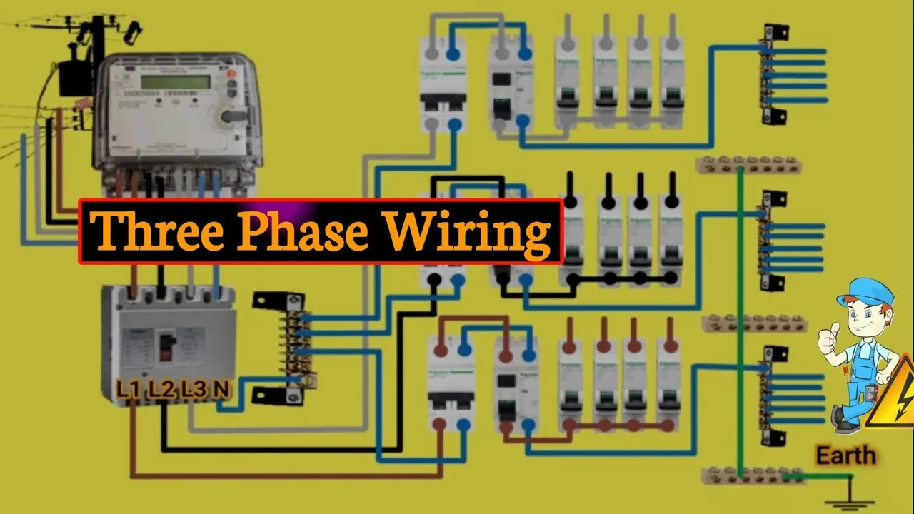 Phase Distribution Board Wiring Diagram