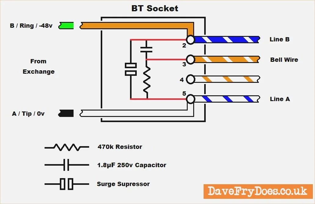 Phone Line Wiring Diagram Uk
