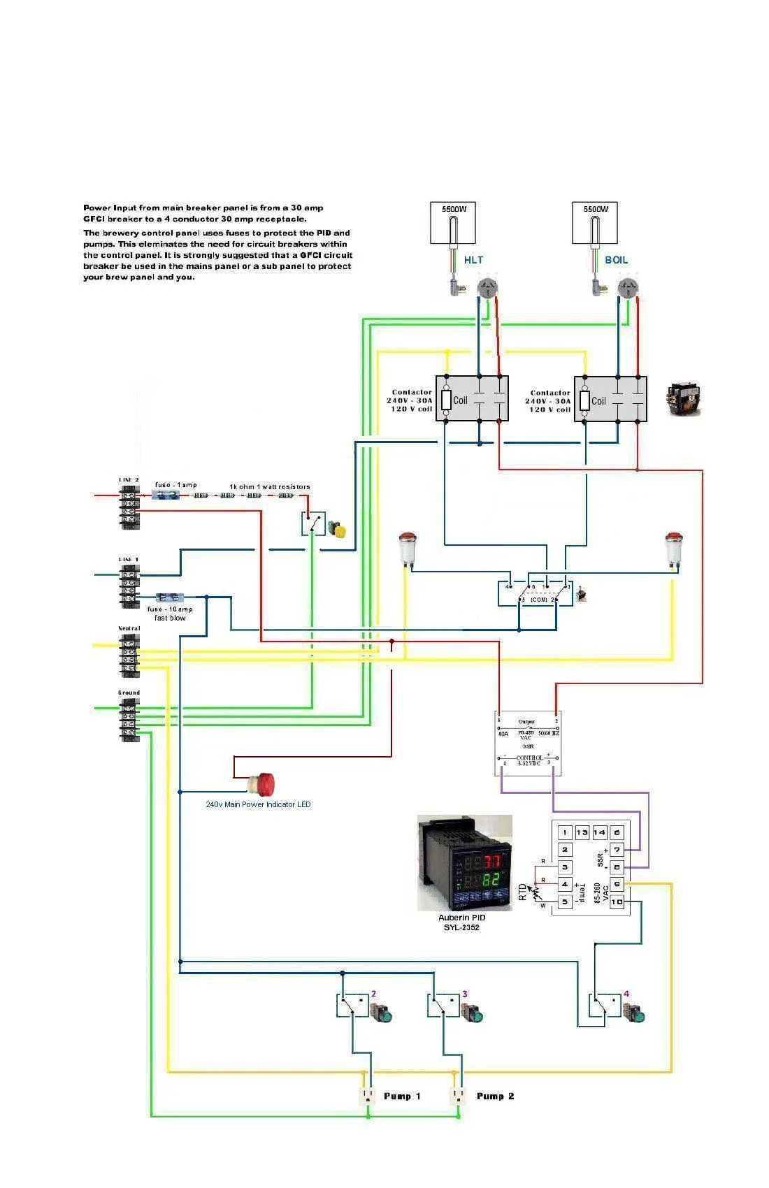 Pid Wiring Diagram 110V Switch