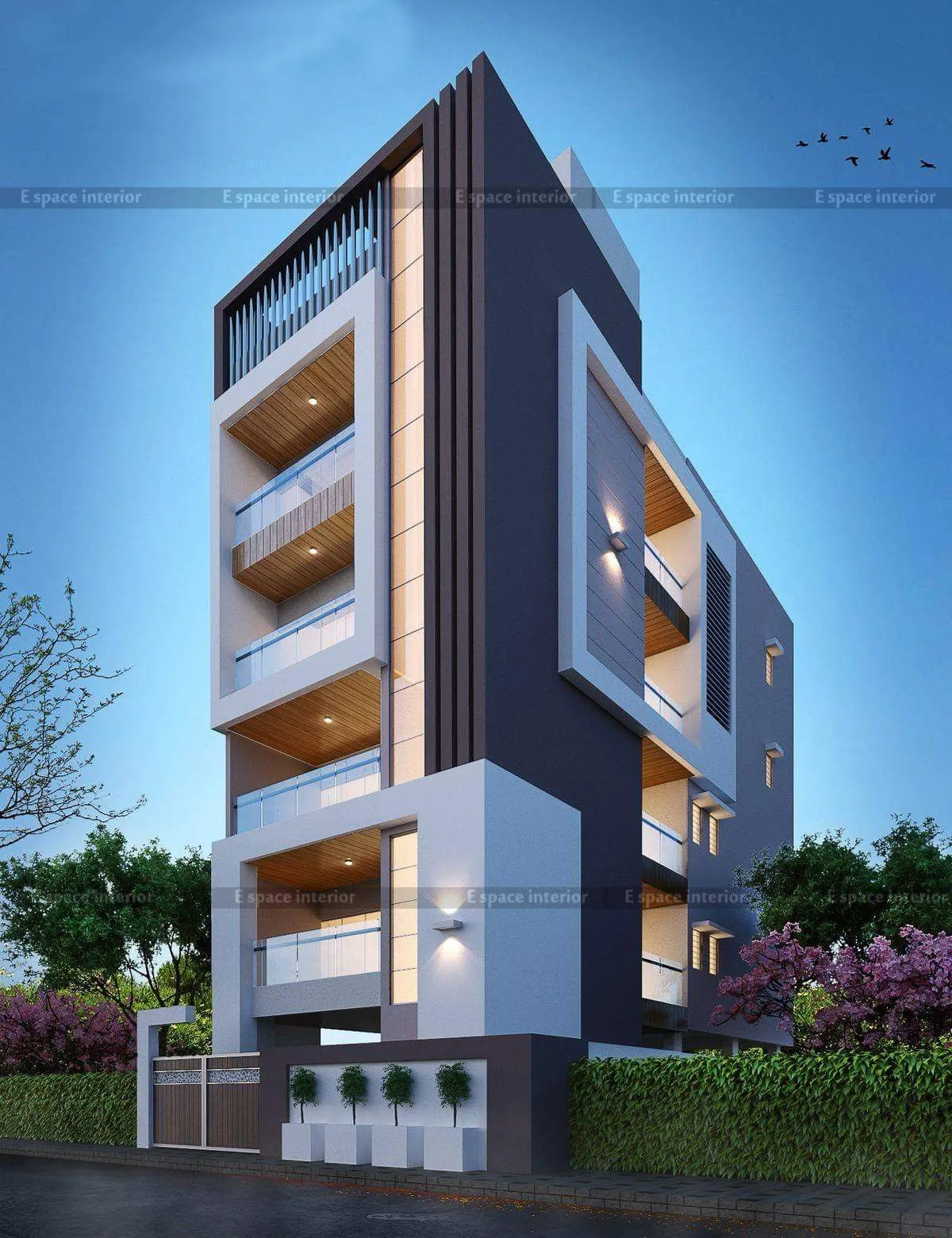 Pin By Mayana Khan On Elevation 1 Apartment Architecture Facade Architecture House Front Design