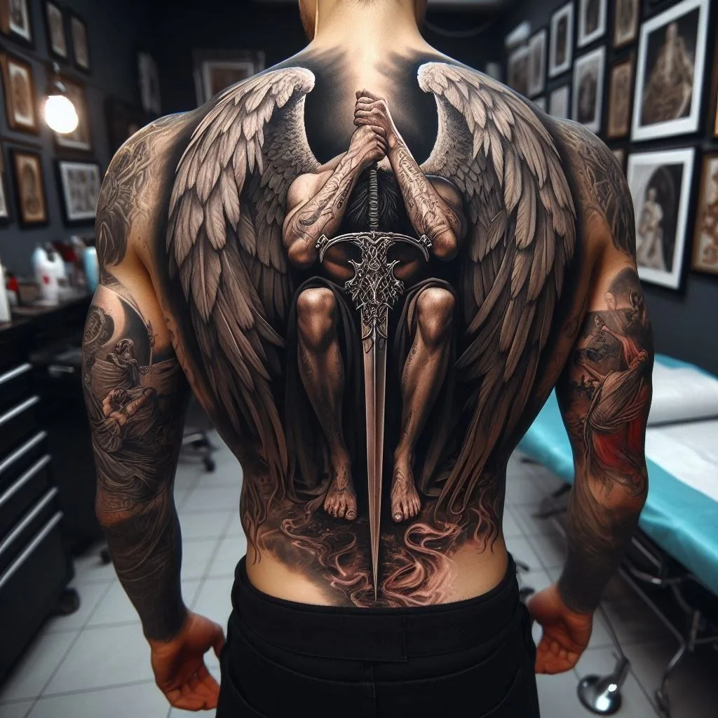 Pin On Seelenmale Aus Mythen In 2024 Back Tattoos For Guys Back Tattoo Hand Tattoos