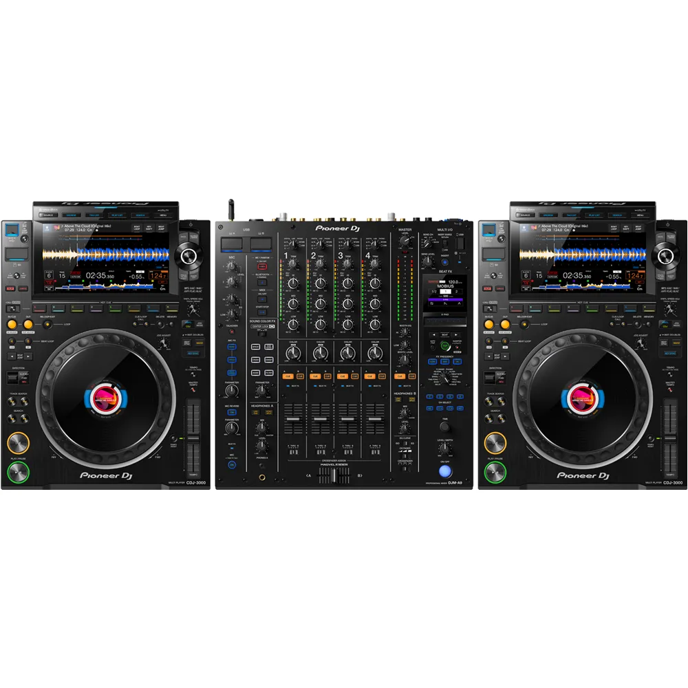 Pioneer 2X Cdj 3000 Djm A9 Bundle The Disc Dj Store