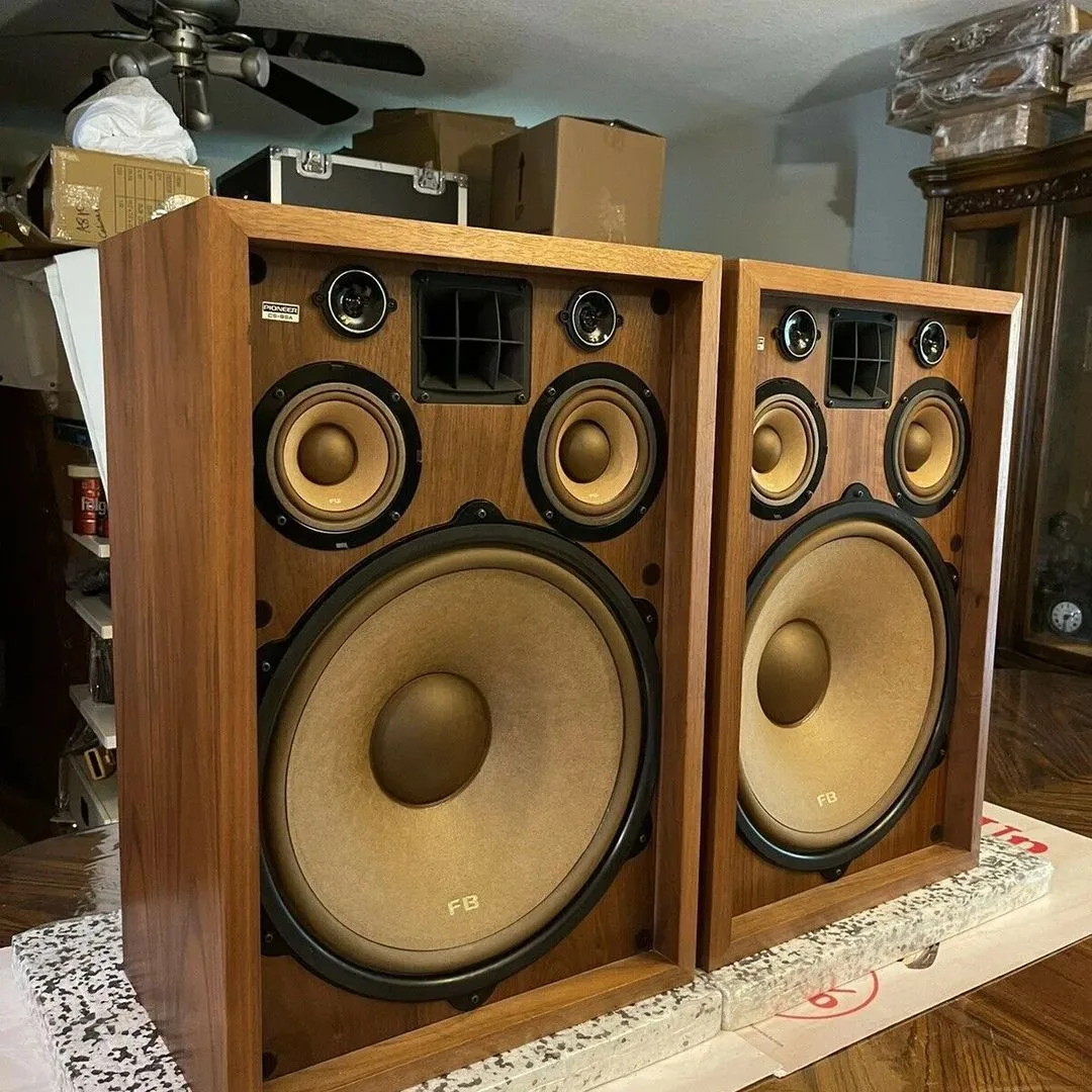 Pioneer Stereo Vintage Speakers Audio Sound Tech Quick Technology