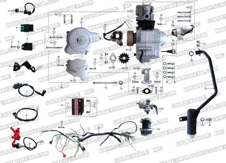 Pit Bike Engine Wiring Diagram And Chinese Pit Bike Wire Diagram Wiring Diagrams Folder Pit