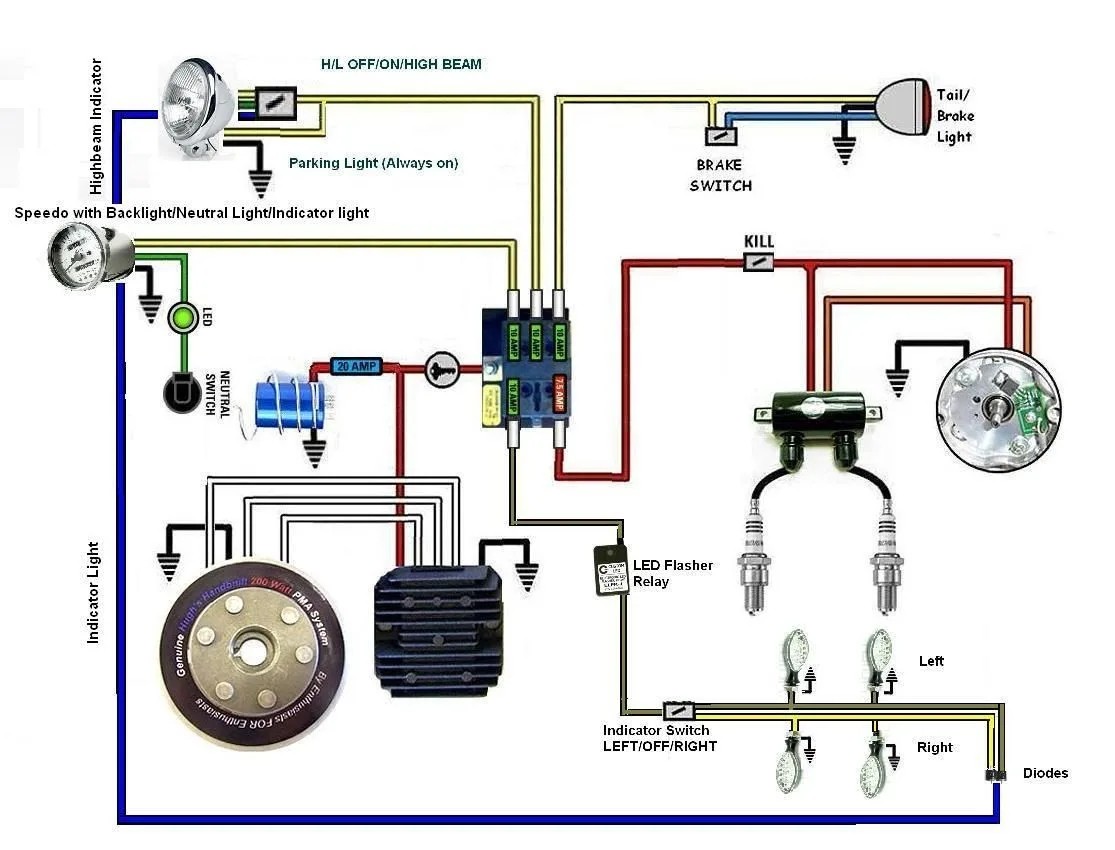 Pit Bike Wiring Diagram Without Battery