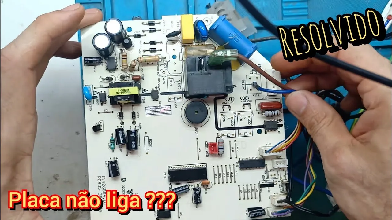 Placa De Ar Condicionado Consul Split 12000Btu Código Pcb05 356 V04 Não Liga Nada Nem Bipa