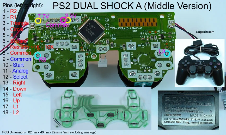 Plan B Going To Market 19 Ps2 Controller To Usb Wiring Diagram Joystick Controller Pcb