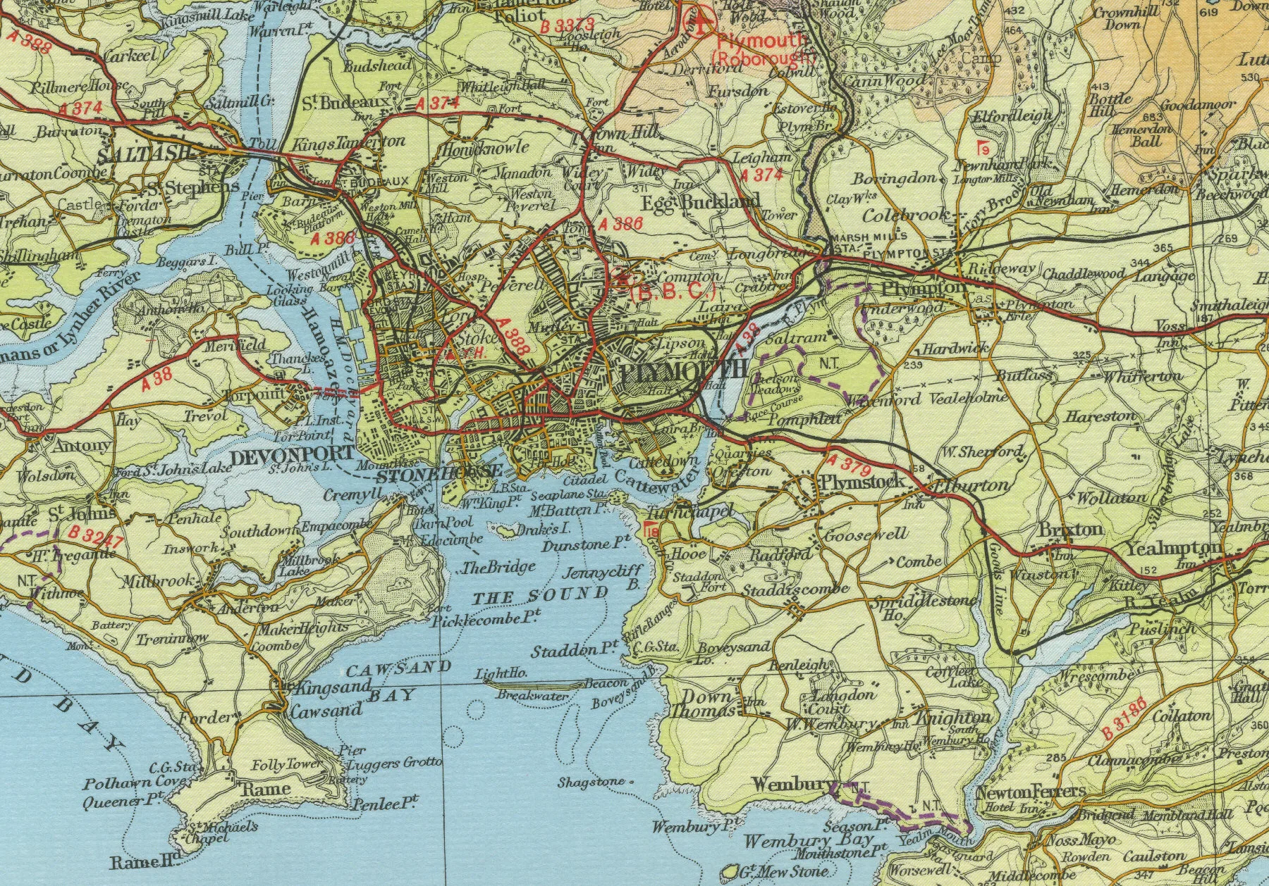 Plymouth Map