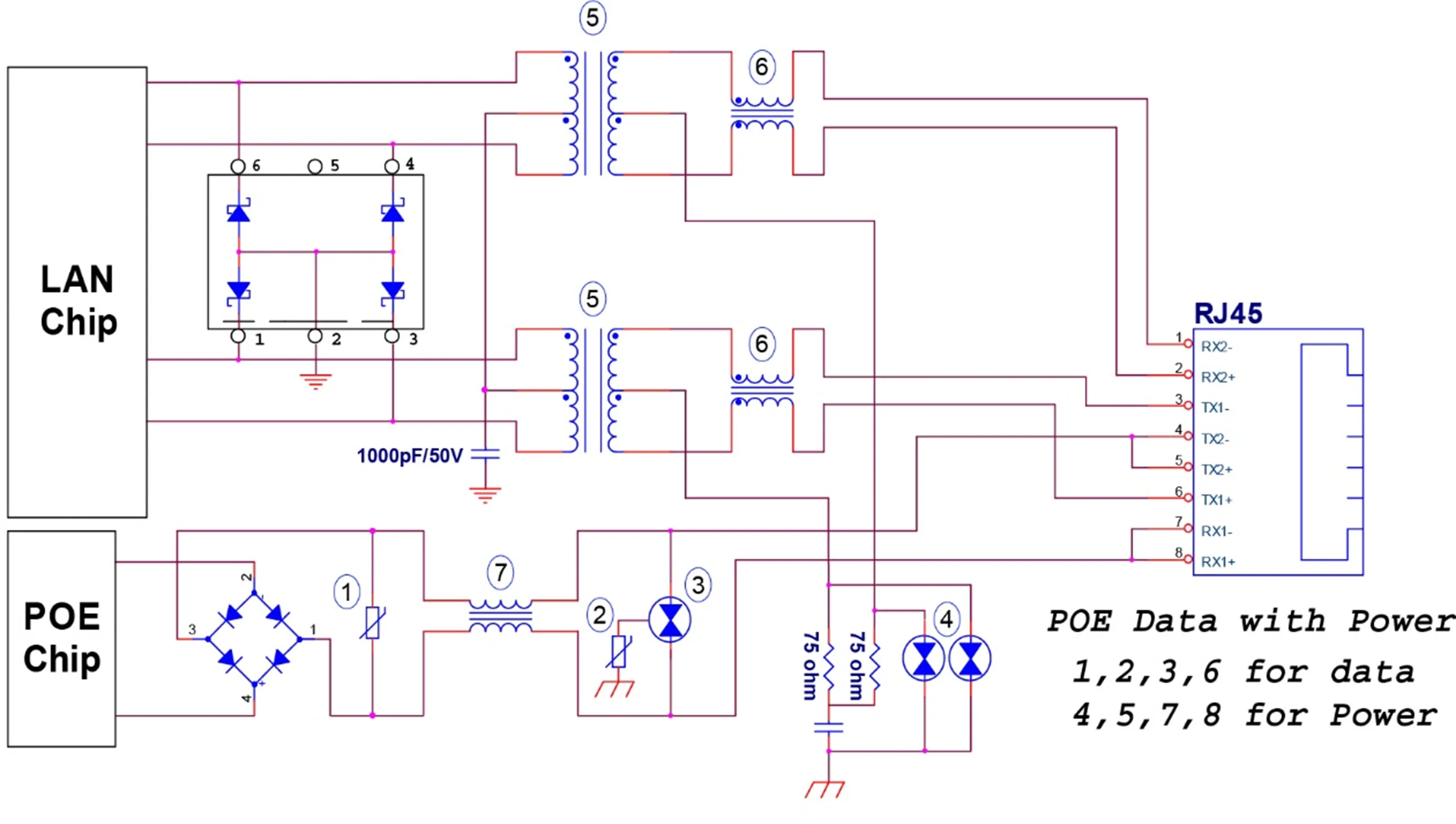 Poe Splitter Circuit Diagram