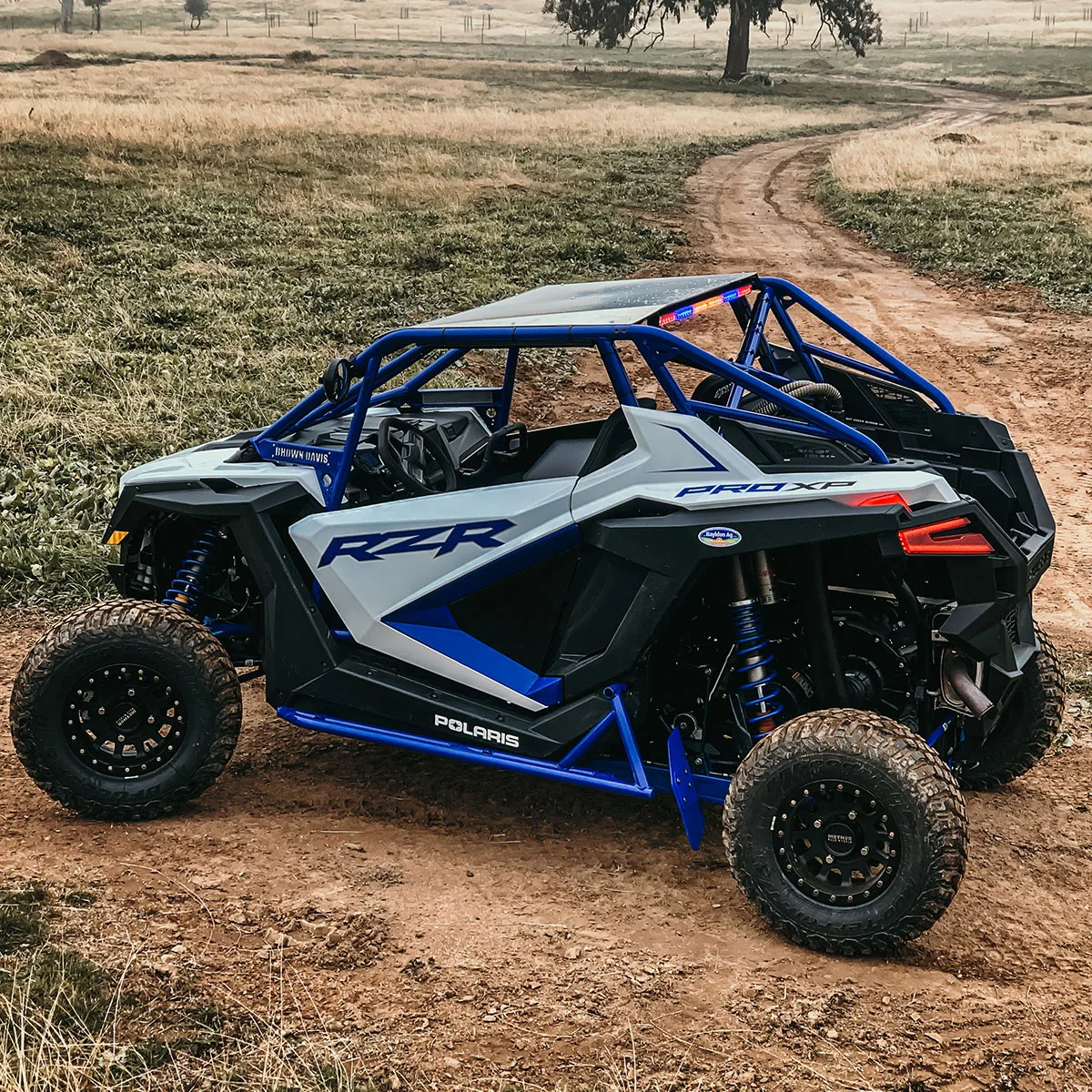 Polaris Rzr Pro Xp 2 Seater Motorsport Australia Cams Approved Bolt On Roll Cage Brown