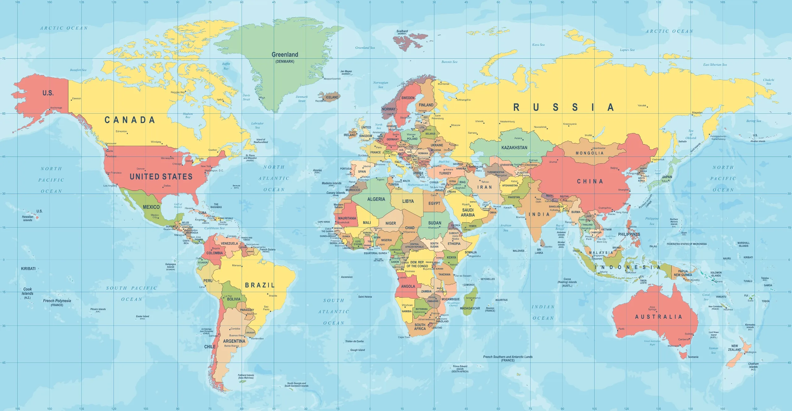 Political World Map Mappr