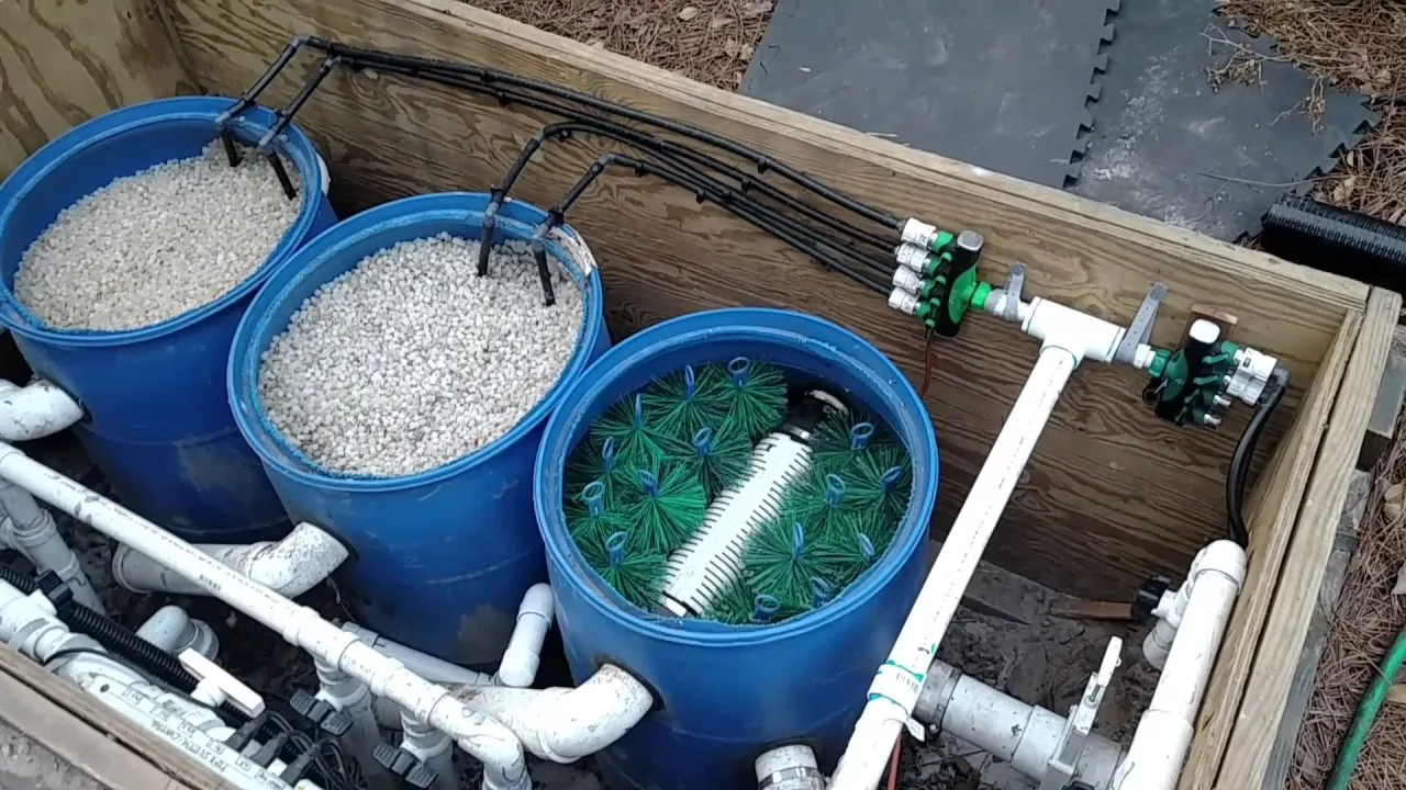 Pond Filtration System Diagram Pond Filter System Pump Water