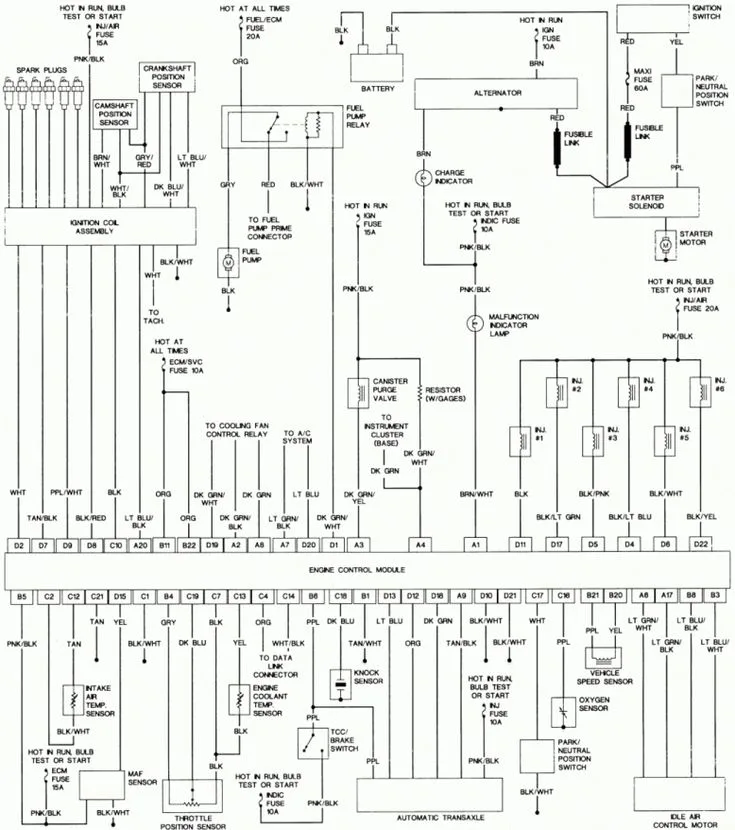 Pontiac Grand Prix Engine Compartment Diagram