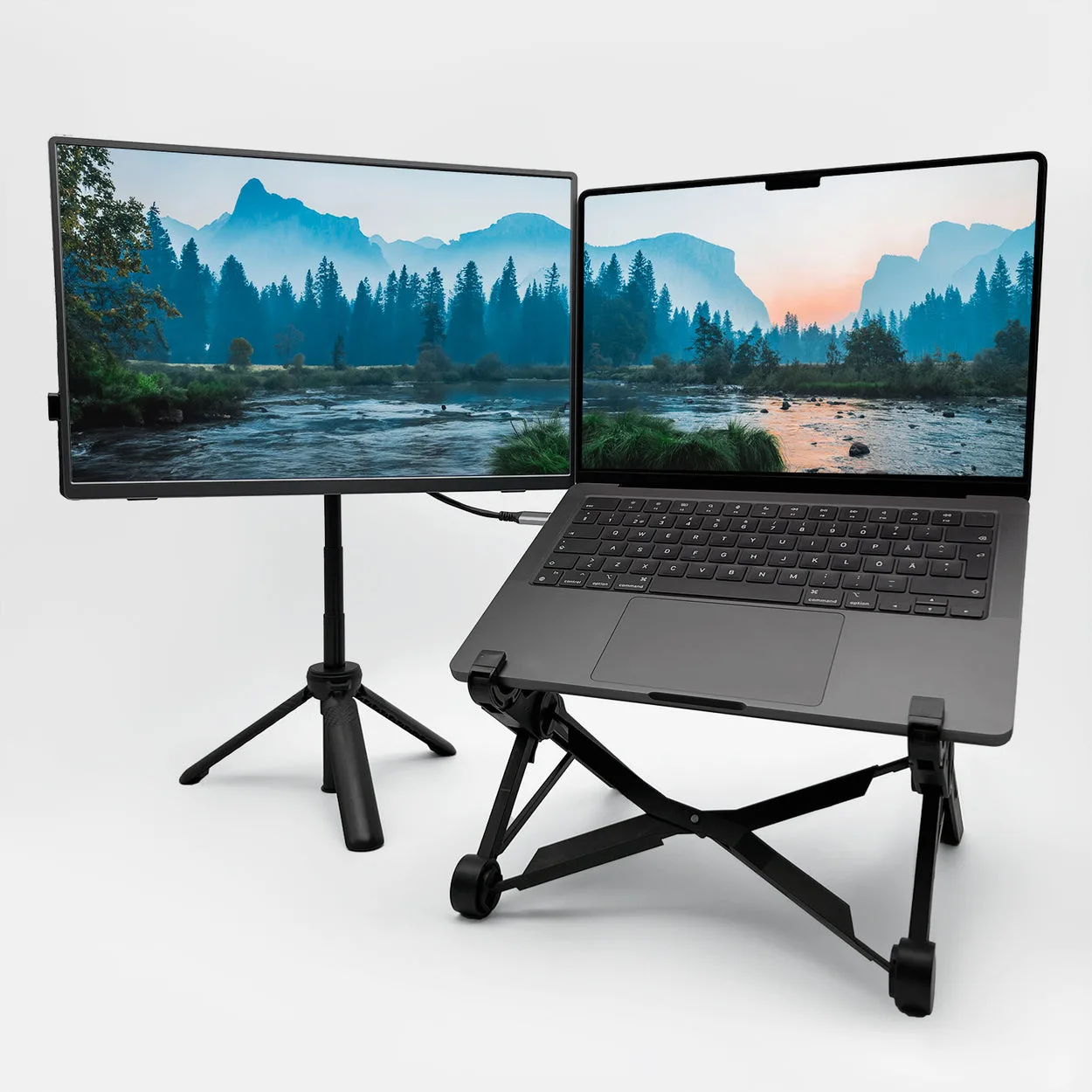 Portable Monitor Stand Magnetic Stand Portable Monitor Holder Nomad Setups