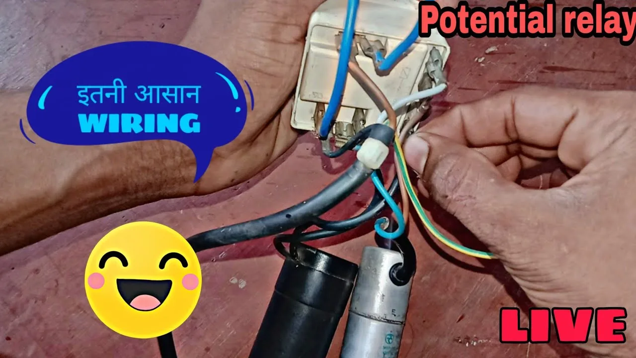 Potential Relay Wiring Potential Start Relay Wiring Diagram