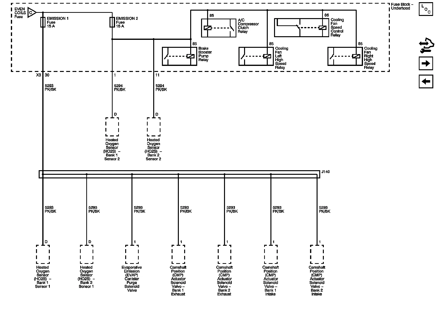 Power Distribution Schematic 12 2011 Gmc Truck Acadia Fwd V6 3 6L Service Manual Operation Charm