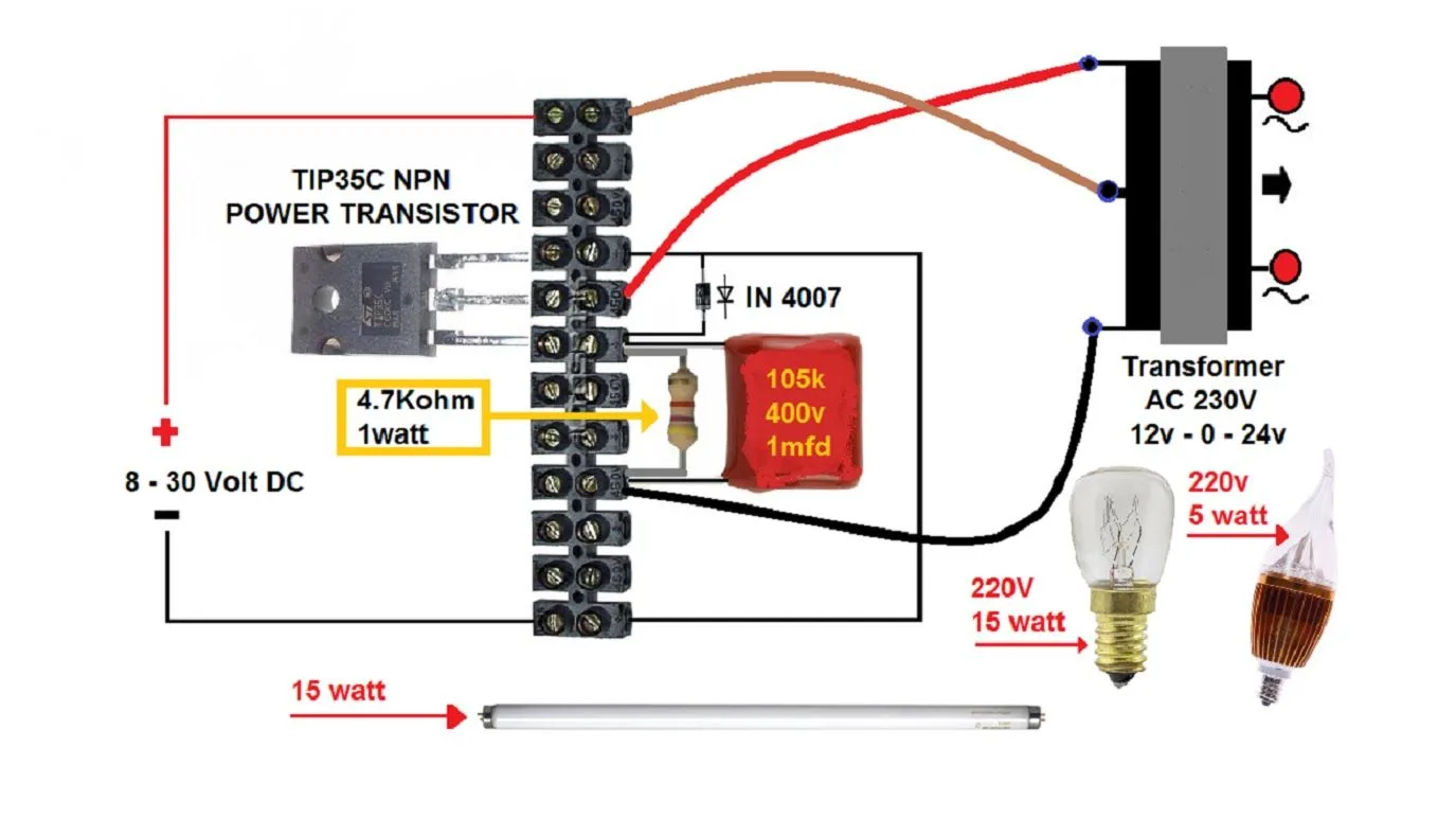 Power Inverter Schematic Circuit Diagrams