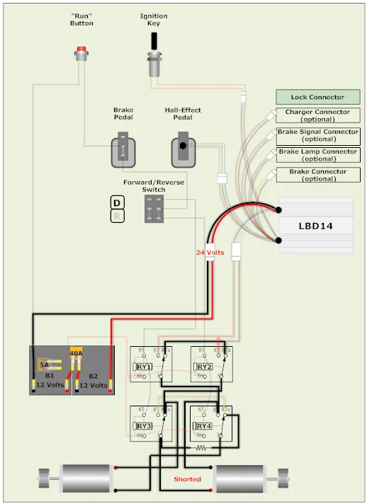 Power Wheels 12 Volt Wiring Diagram