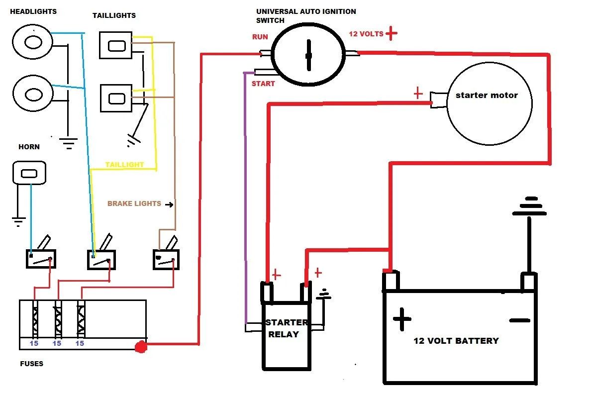 Power Wheels Switch Wiring Diagram 12V Wiring Power Wheels W