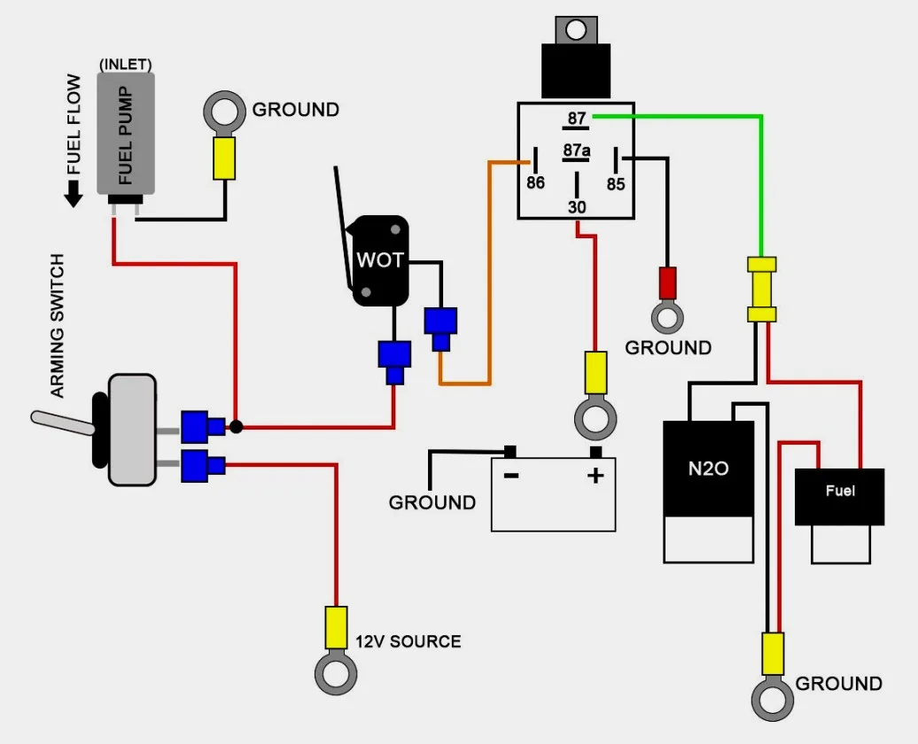 Power Window Wiring Schematic