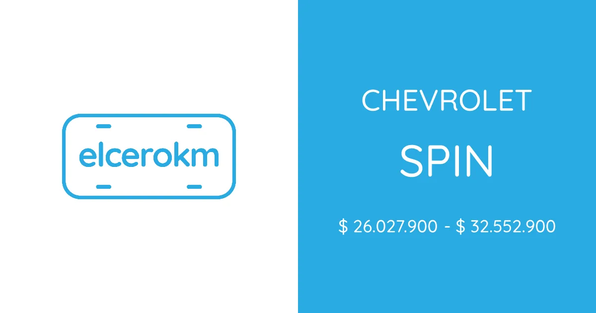Precios De Chevrolet Spin 0Km