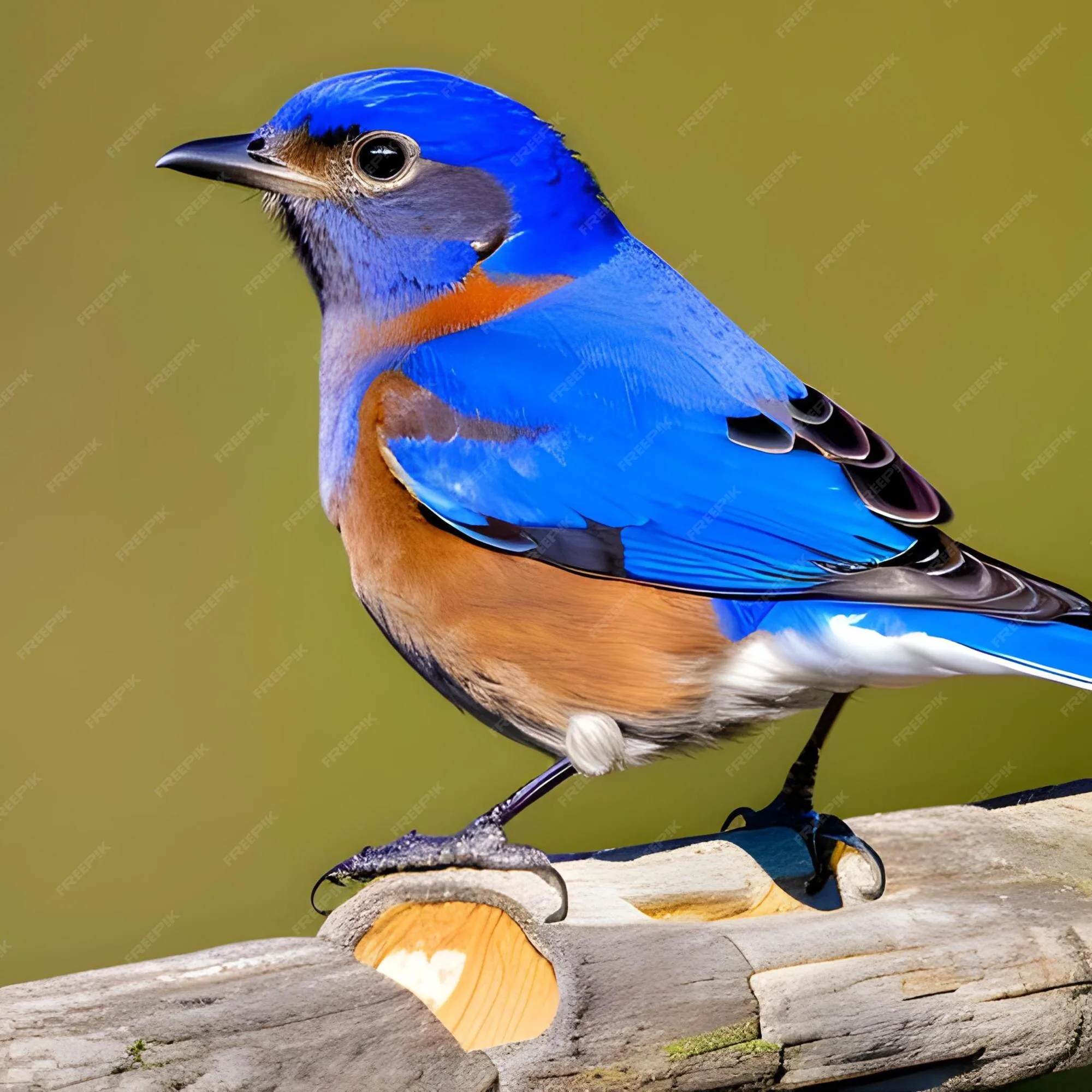 Premium Ai Image Bluebird