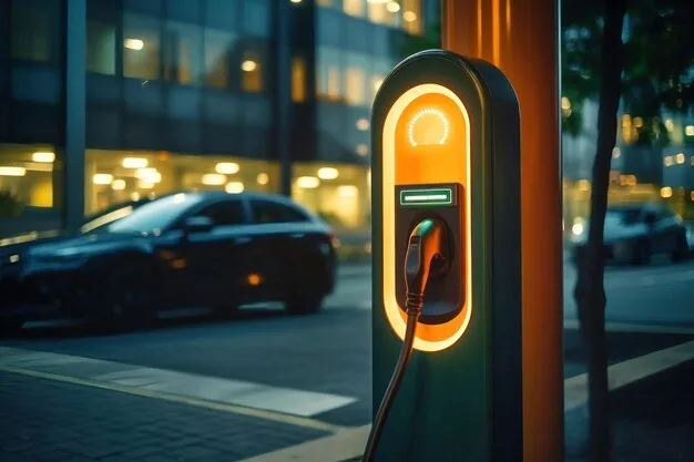 Premium Ai Image Charging Station For Recharging The Battery With Electricity Using An Ev