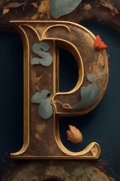 Premium Ai Image Letter P