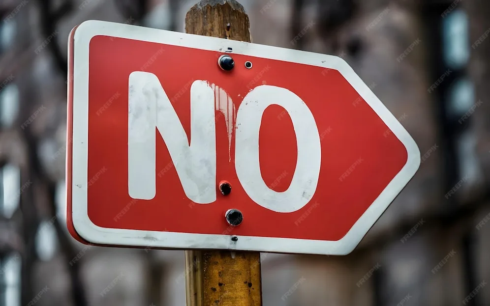 Premium Ai Image Sign Or Symbol Of No