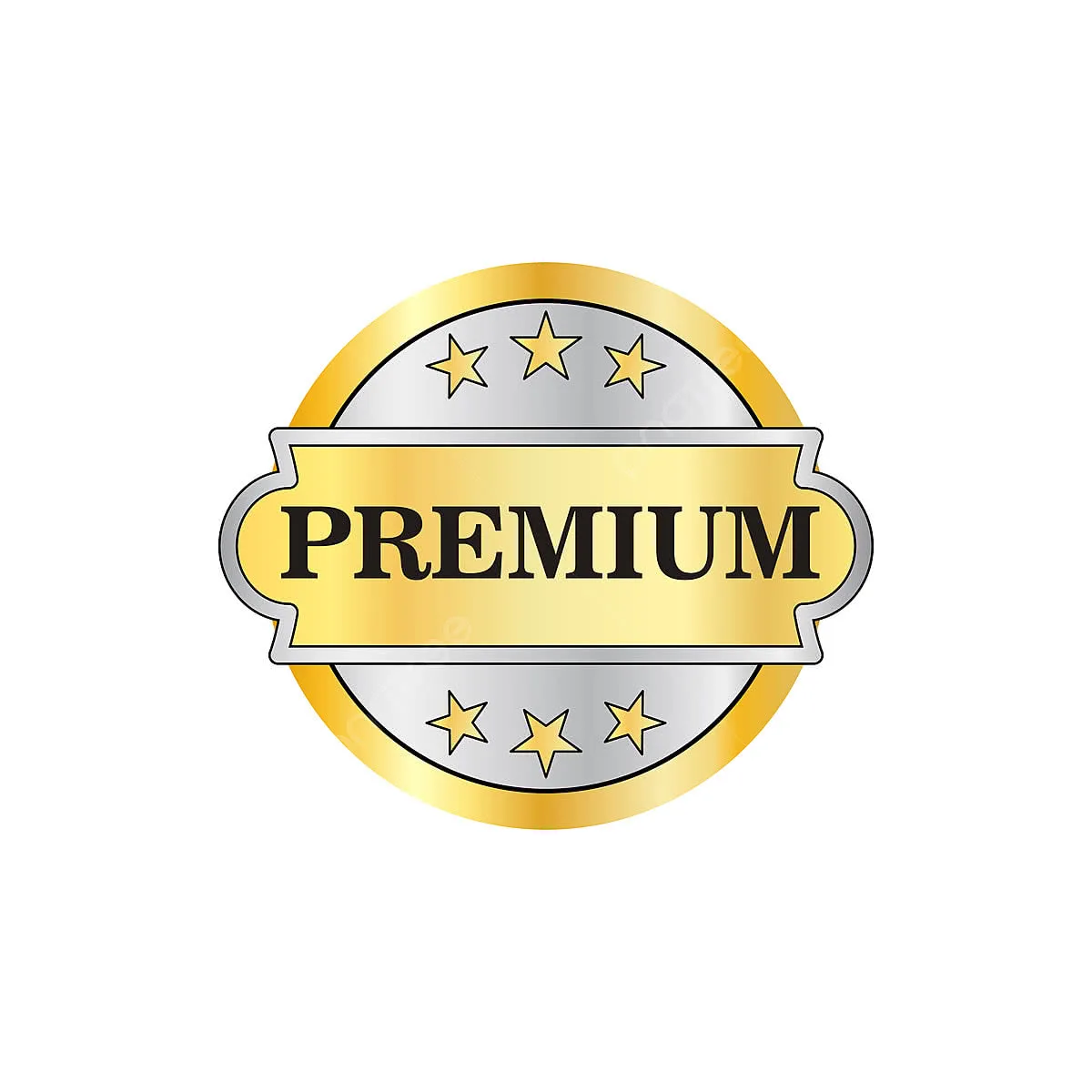 Premium Gold Label Vector Art Png Premium Golden Label Icon In Flat Style Style Icons Label