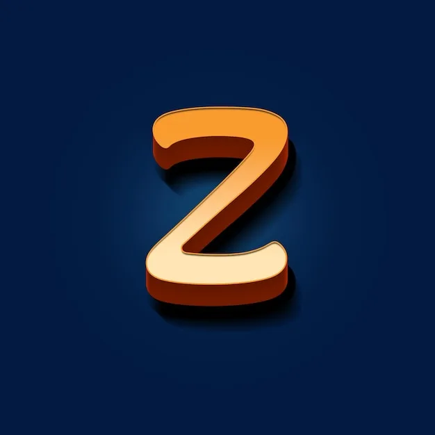 Premium Psd 3D Letter Z