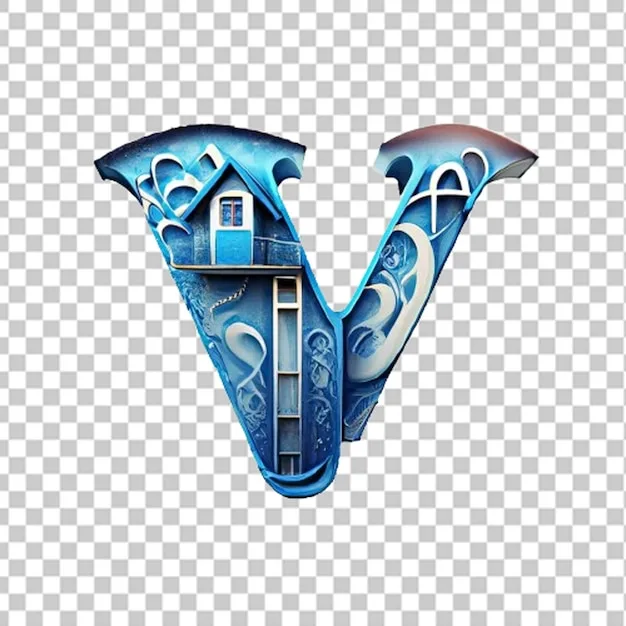 Premium Psd Letter V