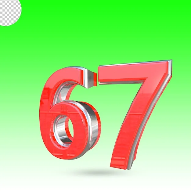 Premium Psd Number 67