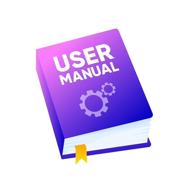Premium Vector 3D Realistic Closed User Manual Book Book Logo Icon Or Symbol In Isolated White