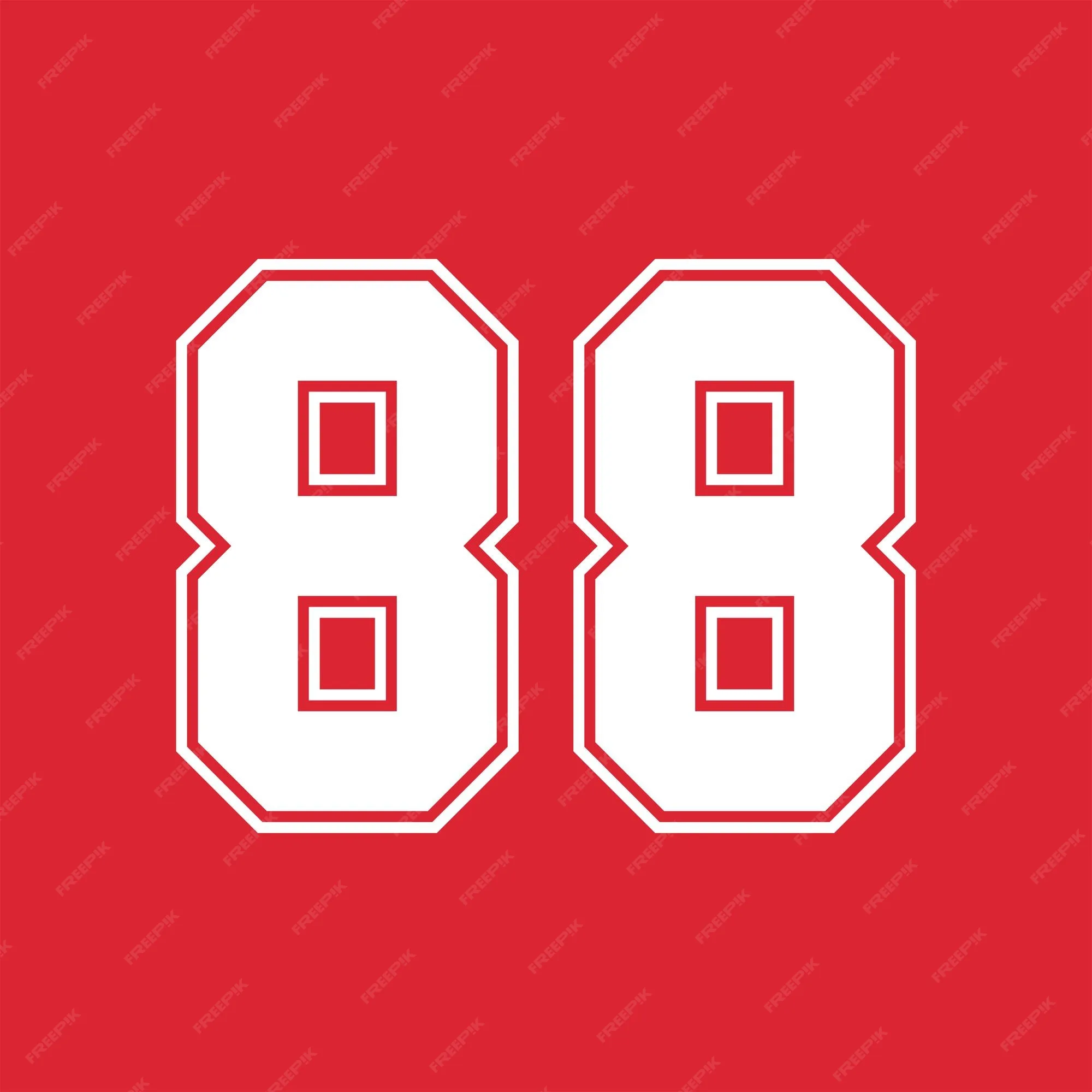 Premium Vector Basketball And Baseball Sport Numbers 88