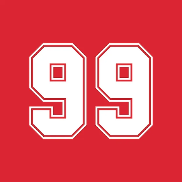 Premium Vector Basketball And Baseball Sport Numbers 99