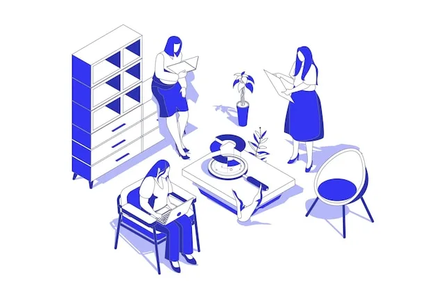 Premium Vector Focus Group 3D Isometric Concept In Isometry Graphic Design For Web People