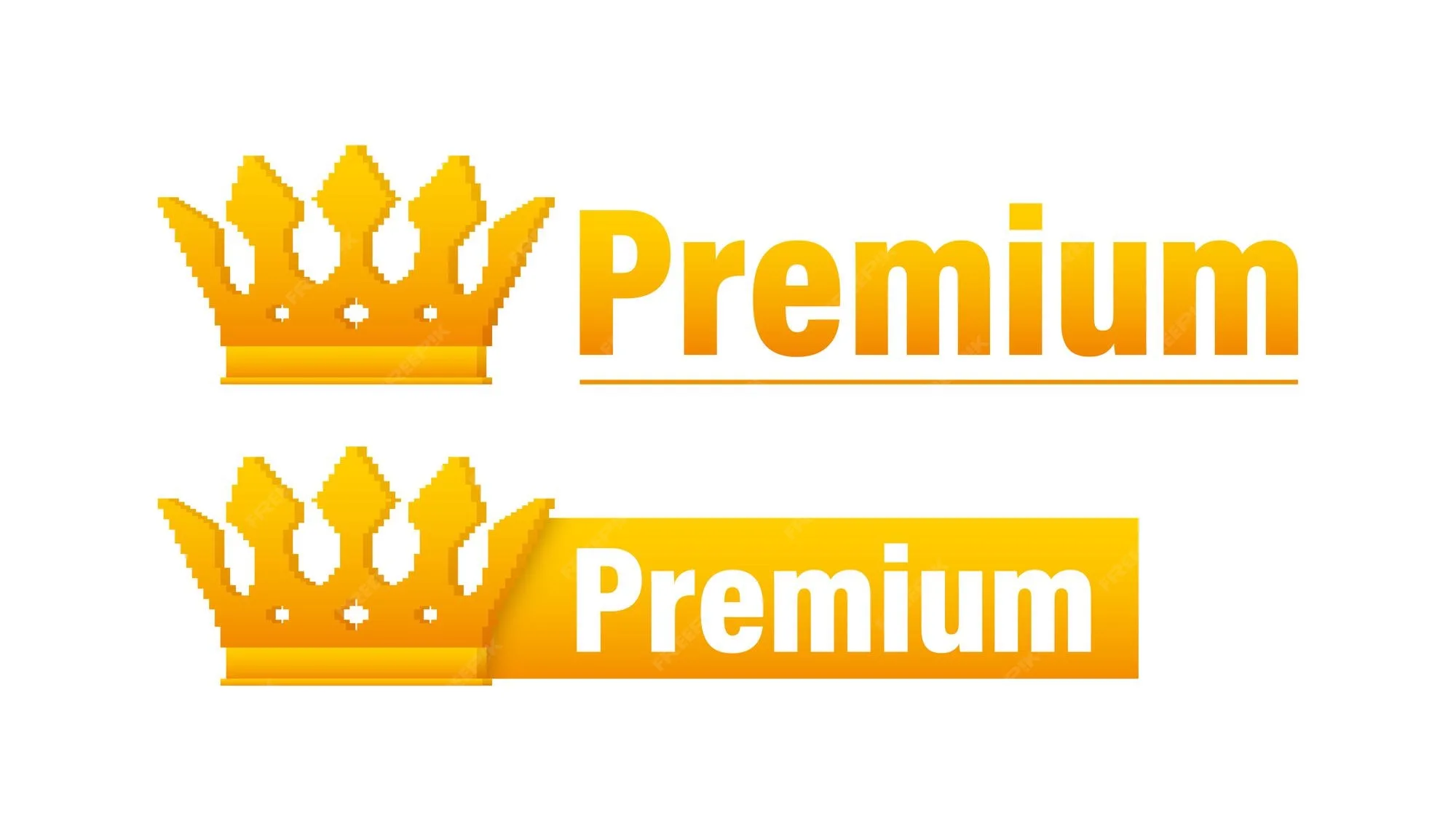 Premium Vector Premium Premium Sign In Royal Style On Gold Background Luxury Template Design