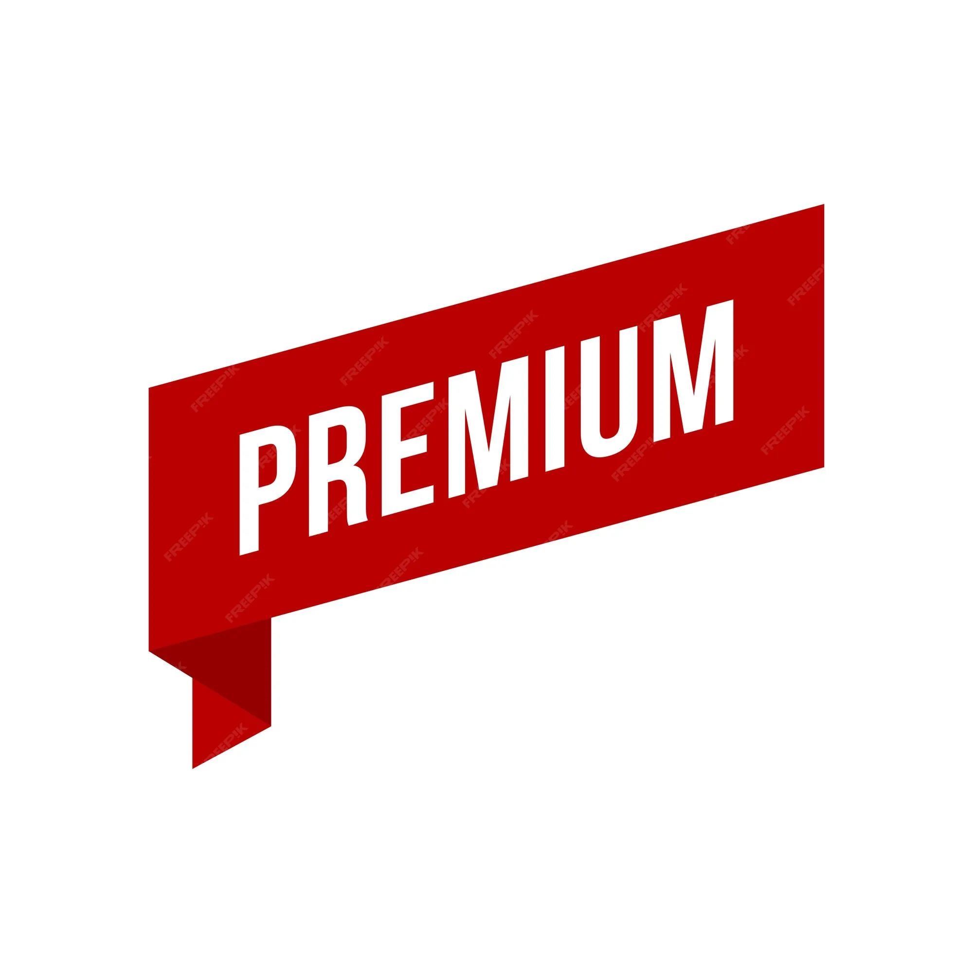 Premium Vector Red Premium Ribbon Vector Design Template