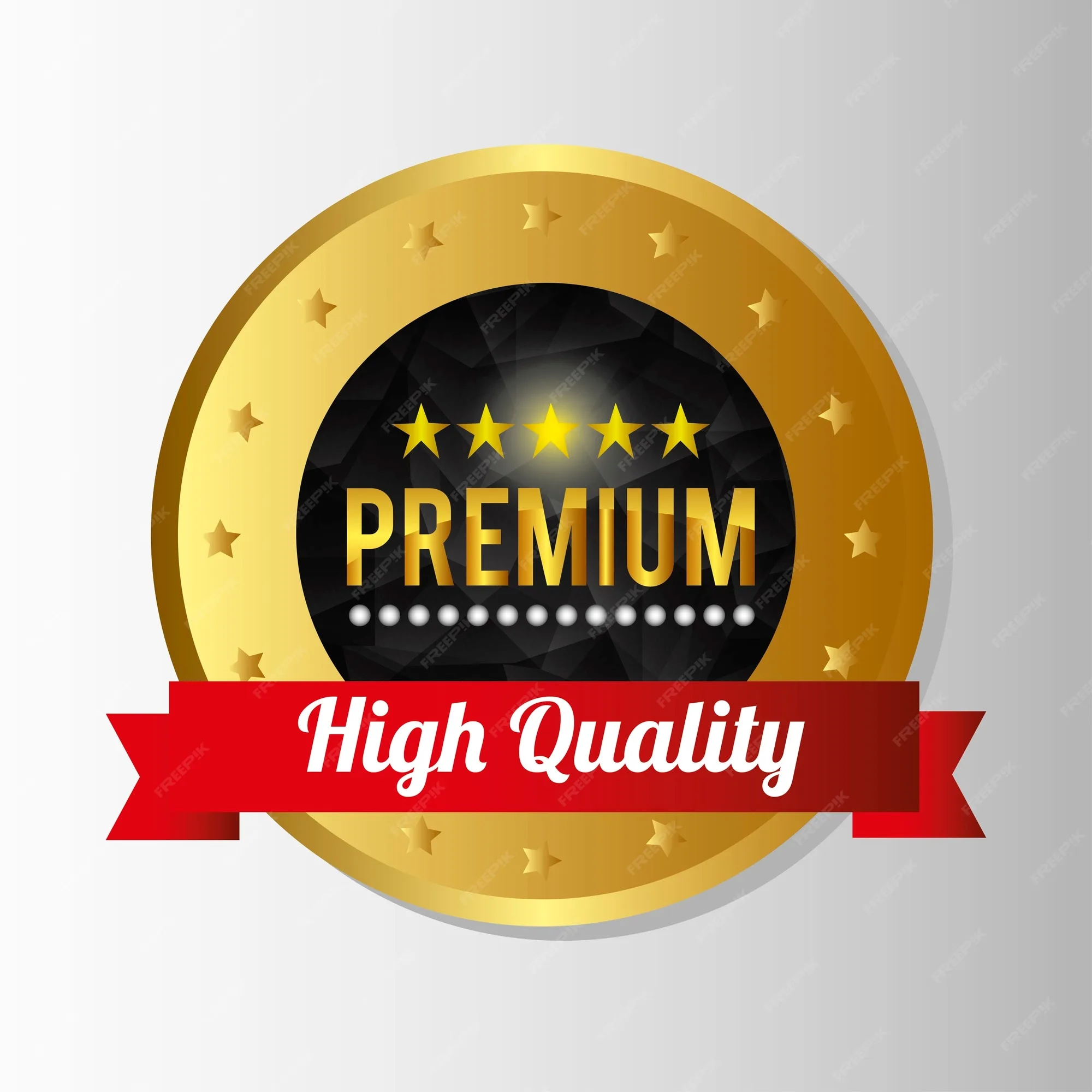 Premium Vector Seal Guaranteed Premium Quality Gold