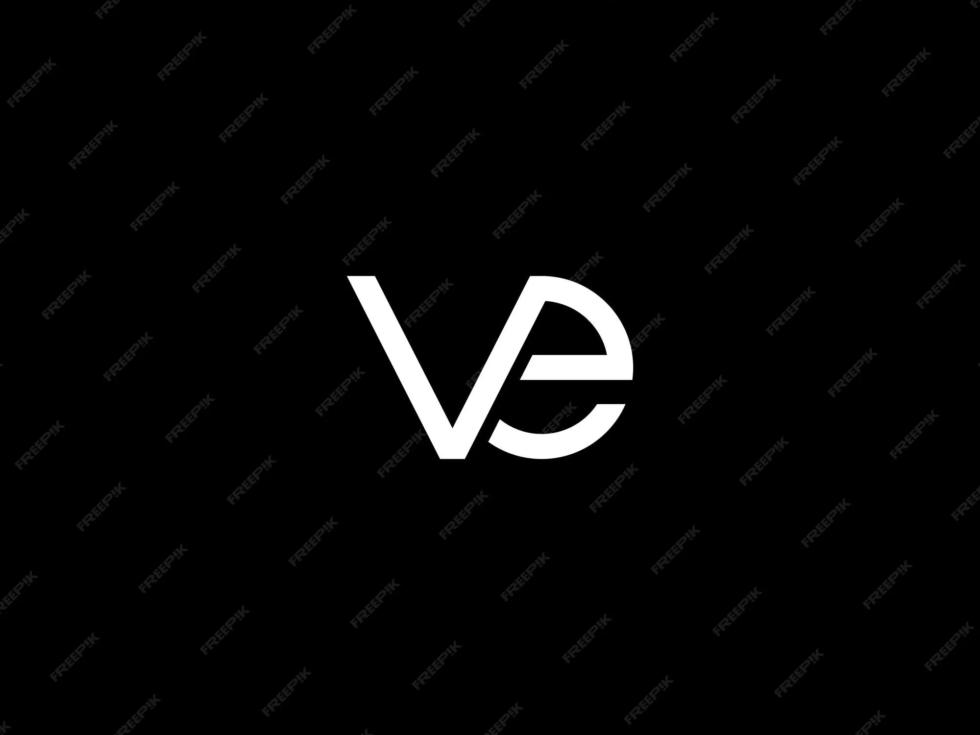 Premium Vector Ve Logo Design