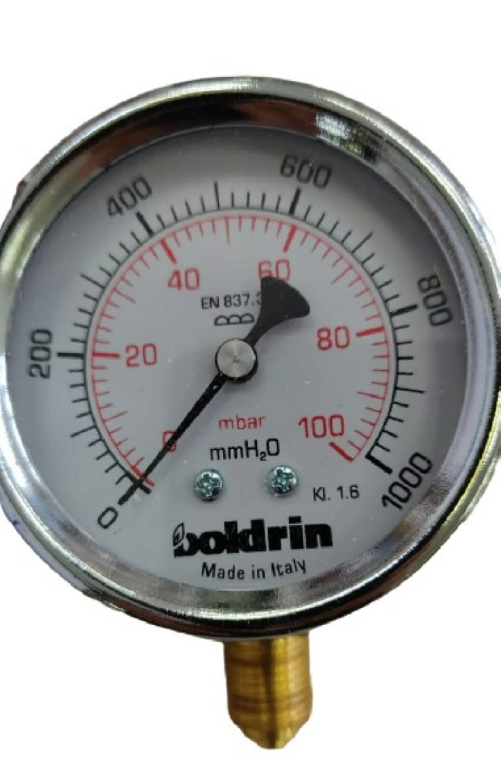 Pressure Gauge 0 100 Mbar Boldrin Gas Equipment Supplier Geco Oil And Gas Equipment