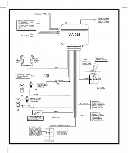 Prestige Remote Starter Wiring Diagram