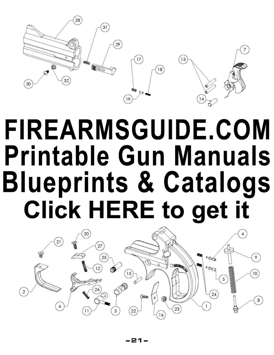 Printable Gun Manuals Blueprints Schematics And Catalogs 44 Off
