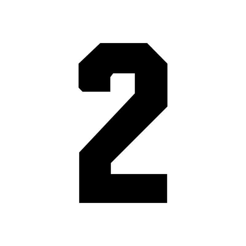 Printable Number 2 Stencil Pattern Stencils