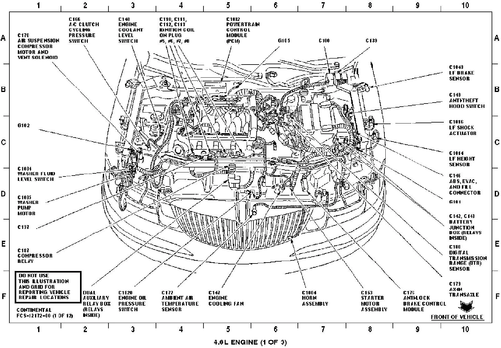 Printable Wiring Diagram 2005 Lincoln Town Car Main W